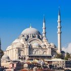 The Süleymaniye Mosque, built in the 16th century by Sinan, dominates Istanbul with its Ottoman architecture and stunning views of the Bosphorus.