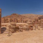 The Temple of the Winged Lions was an important Nabataean sanctuary from the 1st century BC, now visible in its remains: altar, columns, and carved decorations.