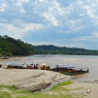 La Punta pier in Puerto Misahuallí, Tena county, is the gateway to the Rio Napo and the main arrival and departure point for thrilling Amazon adventures.
