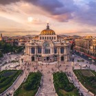 The Palace of Fine Arts in Mexico City, with its white marble façade and Art Deco interiors, hosts murals, concerts, and exhibitions, a true cultural symbol of the country.