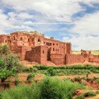 The Telouet Kasbah stands out among the mountains of the High Atlas, imposing and decorated, a witness to the power of the Glaoui.