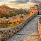 The Great Wall of China stretches over 21,000 km across mountains and plains, linking towers and fortifications in a masterpiece of history and engineering.