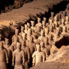 The Terracotta Army in Xi’an, a masterpiece from the 3rd century BC, houses thousands of warriors and horses guarding the tomb of the first Qin emperor.