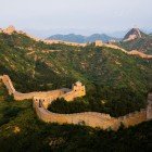 The Great Wall of China, built between the 3rd and 17th centuries, defended the empire with walls, towers, and fortifications, symbolizing Chinese engineering and history.