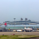Planes arriving at Guilin International Airport, a key hub for domestic and international connections in the Guangxi region.