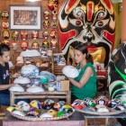 The artisans of Hoi An create vibrant masks, weaving together craftsmanship and cultural symbolism, a unique expression of traditional Vietnamese art.