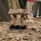 The exit from a Cu Chi underground tunnel shows how the Viet Cong emerged discreetly, revealing clever strategies of war and survival.