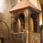 Mtskheta, Georgia. Inside Svetitskhoveli Cathedral stands the ciborium that, according to tradition, preserves the robe of Jesus, one of Georgia’s most sacred sites.