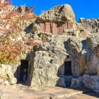 Geghard Monastery in Armenia, a UNESCO World Heritage site, famous for the Holy Lance: a fascinating rock-hewn complex among the most important religious symbols of the Caucasus.