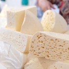 Traditional Armenian cheeses: artisanal dairy products with authentic taste, featuring soft textures and delicate flavors, a symbol of local culinary tradition.
