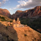 Noravank, one of Armenia’s most spectacular monasteries: a 13th-century complex with unique churches, set in a breathtaking canyon with stunning natural scenery.