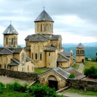 Bagrati Cathedral, also known as the Cathedral of the Dormition, overlooks Kutaisi from above, a historic symbol of Georgia and a masterpiece of medieval architecture.
