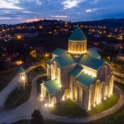 Bagrati Cathedral, an 11th-century masterpiece of medieval Georgian architecture in Kutaisi, Imereti, is a symbol of Georgia rich in history and art.