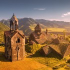 Haghpat Monastery, a UNESCO site, fascinates with its stone architecture, sacred atmosphere, and ancient history, symbol of Armenia’s medieval monastic heritage.
