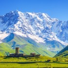 Among Ushguli’s treasures stands the Lamaria Monastery, a sacred site revered by locals, an ancient male complex tied to centuries-old traditions and a mystical atmosphere.
