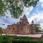 The Mother Cathedral of Echmiadzin, dedicated to the Mother of God and built between 301 and 303, is the oldest Christian church in Armenia and the former Soviet Union.