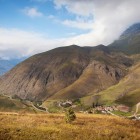 The spectacular mountains of the Sno Valley, between the village of Juta and the Chaukhi Pass in Kazbegi, offer breathtaking alpine landscapes with majestic peaks and unspoiled nature