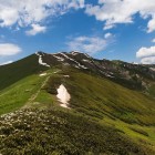 Chkhunderi Pass in Svaneti offers wide views over the Caucasus, with trails across alpine meadows and glimpses of the Adishchala River, a key point for nature treks.