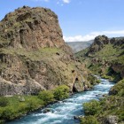 Following the spectacular valley of the Tskhenistskali River, the first 70 km cross remote mountain landscapes accessible only by 4x4, through wild valleys and alpine views of the Greater Caucasus.