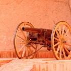 The cannon at Kasbah Taourirt probably dates back to the late 19th century and the early 20th century, during the Glaoui period.