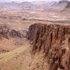 Spectacular view of the Anti-Atlas Mountains in southern Morocco, among rocky canyons, arid valleys and landscapes shaped by time.