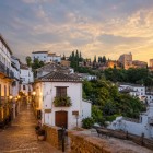 From the charming Albaicín, breathtaking views stretch across Granada to the majestic Alhambra at sunset. Historic streets and whitewashed houses reveal Andalusia's soul.