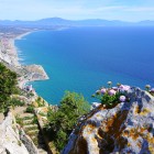 From the top of the Rock of Gibraltar, sweeping views extend across the Strait, where Europe and Africa face each other in one of Andalusia's most spectacular landscapes.