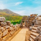 The mighty Cyclopean Walls of Mycenae reveal the greatness of the Mycenaean civilization. Massive stone blocks guard a place where history and legend become one.