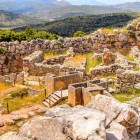 The Royal Grave Circle of Mycenae preserves the tombs of Mycenaean rulers. Among these ancient stones, a civilization was born that inspired Homer's epics.