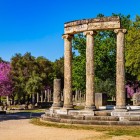 The Philippeion is Olympia's only circular monument. Commissioned by Philip II of Macedon, it celebrates a victory that changed the course of Greek history.