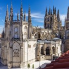 Burgos Cathedral, a UNESCO World Heritage Site, stands on the foundations of an ancient Romanesque church and captivates visitors with its elegant Franco-Norman Gothic architecture.