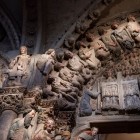 The Portico of Glory, Master Mateo's masterpiece, welcomes pilgrims with more than 200 carved figures. A Romanesque treasure depicting faith's triumph and the Last Judgment.