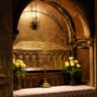 In the crypt of Santiago de Compostela Cathedral lies the tomb traditionally attributed to Saint James the Apostle. For over a thousand years, it has been the spiritual heart of the Camino.