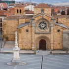 Saint Peter the Apostle Church overlooks its namesake square in the heart of Ávila. Its magnificent rose window and elegant façade make it one of Spain's finest examples of Romanesque architecture.