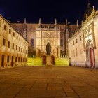 Salamanca's Patio de Escuelas leads to the historic University, one of the oldest in Europe. Its monumental Plateresque façade reflects centuries of academic prestige and artistic excellence.