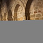 The Romanesque cloister of Plasencia Cathedral captivates with its round arches, sturdy stone columns and carved capitals, a remarkable example of medieval craftsmanship.