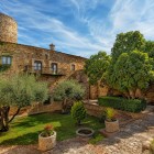 Carvajal Palace in Plasencia is home to the Extremadura Tourism and Crafts Office. Its garden features a remarkable fig tree over 400 years old, standing beside the historic medieval tower.