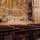 The Main Chapel’s altarpiece dominates Toledo Cathedral: gilded and polychrome wood, pinnacles and sacred scenes form a soaring masterpiece of Hispano-Flemish Gothic art.