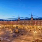 Plaza Mayor evokes Habsburg Madrid through red-brick façades, arcades and slate towers; at its centre, the equestrian statue of Philip III dominates the square.