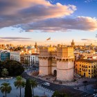 The Serranos Towers mark the monumental entrance to Valencia’s historic centre: built in the 14th century, they combine defensive functions with civil Gothic architecture along the ancient city walls.