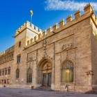 The Silk Exchange reflects the mercantile prosperity of 15th-century Valencia: battlements, Gothic portals and monumental halls preserve a UNESCO World Heritage masterpiece.