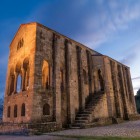On Mount Naranco, Santa María del Naranco evokes 9th-century Oviedo through stone arches and Pre-Romanesque forms, a legacy of the ancient Kingdom of Asturias.