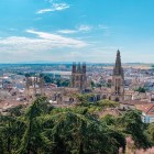 From the Castle Viewpoint, Burgos unfolds in a sweeping panorama: the Gothic Cathedral rises above rooftops and bell towers, defining the historic Castilian skyline.