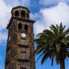 A symbol of La Laguna, the Tower of La Concepción, built in 1694 from volcanic stone, rises 28 metres above Tenerife’s oldest parish church.
