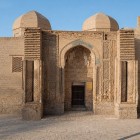The portal of the Maghoki-Attori Mosque reveals carved bricks and 12th-century terracotta, a precious entrance to one of Bukhara’s oldest places of worship.