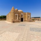 The Chashma Ayub Mausoleum, with its domes built between the 12th and 16th centuries, houses Job’s Spring, linked to an ancient legend of faith and healing.