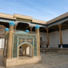 Within the Bahauddin Naqshband Complex are several Saho-khona: small pavilions with arches and turquoise domes, linked to sacred water and devotion.