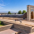 From above, the structure of the Ulugh Beg Observatory and the exceptional scale of the astronomical instrument that once occupied the heart of the complex can be better appreciated.