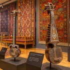 Inside the Museum of Applied Arts, carpets, textiles, musical instruments and handcrafted objects reveal the techniques, colours and traditions of Uzbek craftsmanship.