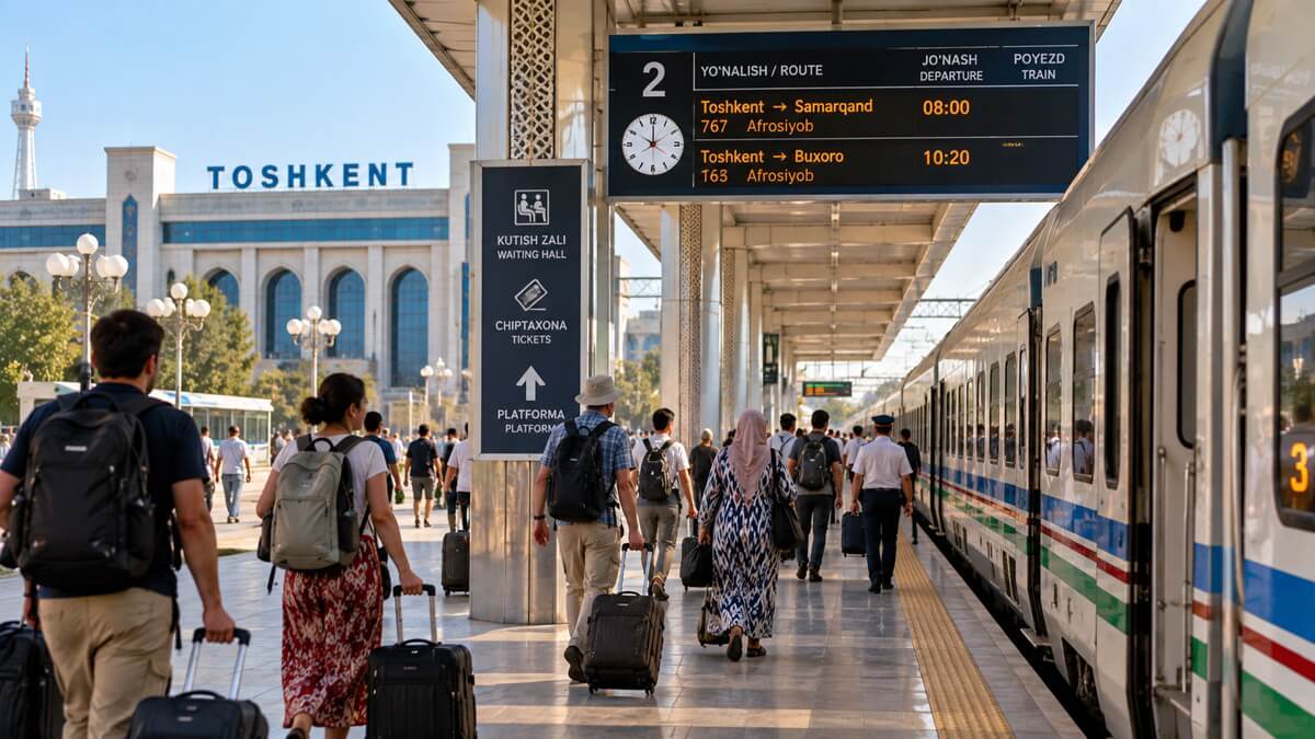 Travelling in Uzbekistan Between Cities and Over Long Distances